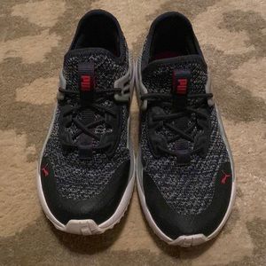 Gray puma boys sneakers